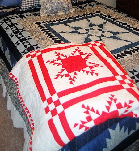 Red quilt