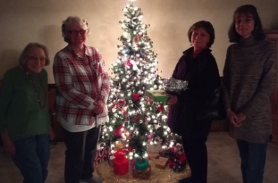 Photo in Around the tree Christmas 2017 - Google Photos