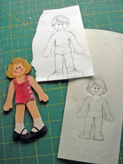 Kid paper dolls