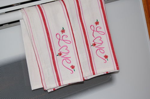 Heart Towels