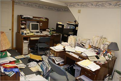 Messy office