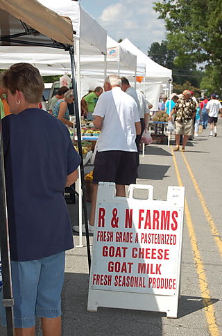 B Goat cheese sign