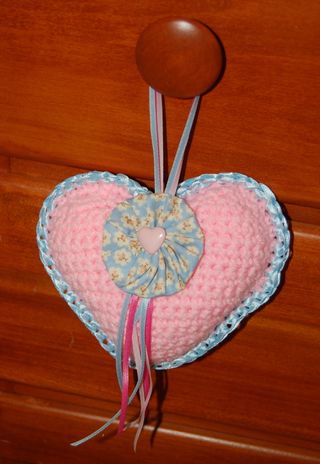 May crochet heart