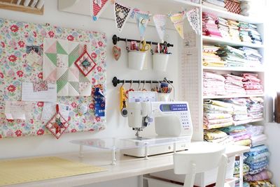 Messy jesse craft sewing room 1
