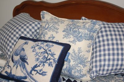 Pillow blue