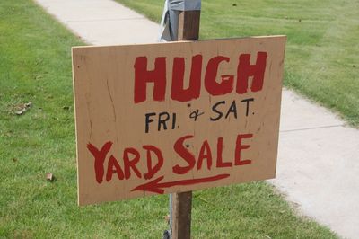 Yard Sale Sign