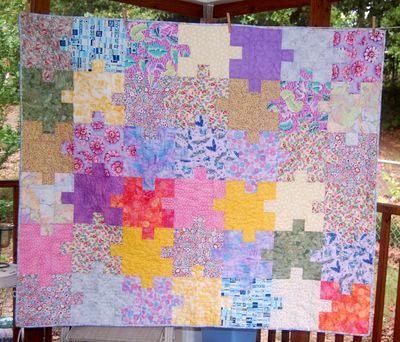 Jigsaw quilt