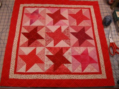 Valentine Friendship Star - quilted